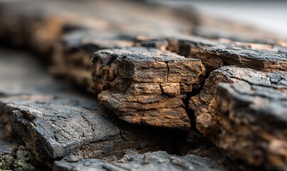 Aged, Cracked Wood Texture