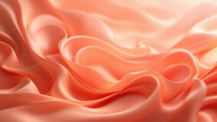 Obraz premium Soft Peach Silk Fabric Texture