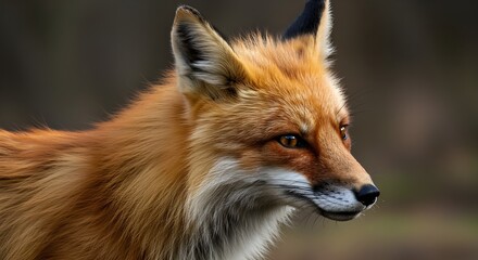 Fototapeta premium Red fox portrait.