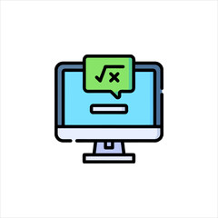vector computer icon