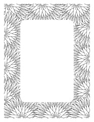 Flower Borders Coloring Books -KDP