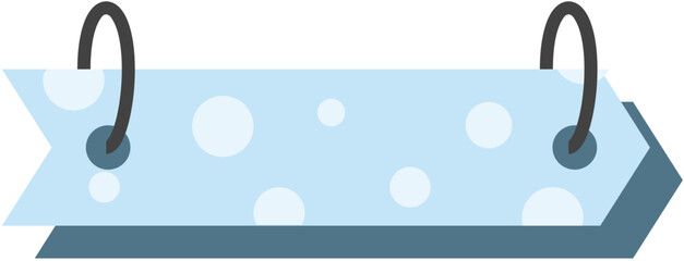 Minimalist hanging tag label with clean lines and space for text, ideal for product packaging, branding, and price tags.