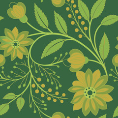 Floral Seamless Vector