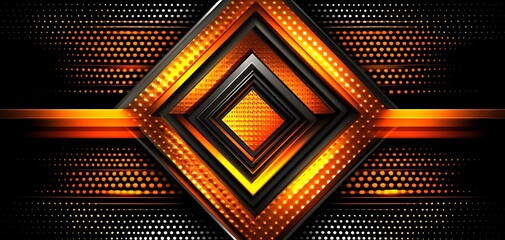 Geometric radiance in layers, a modern and dynamic vector design