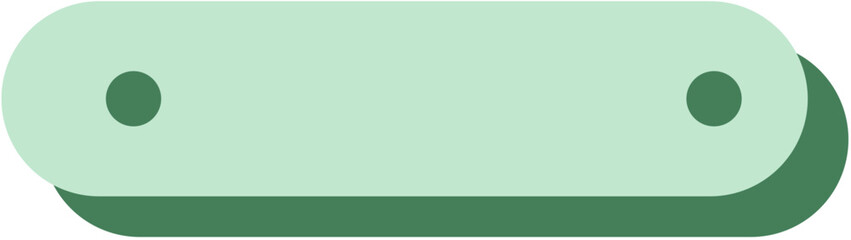 Fototapeta premium A clean and modern text box label perfect for emphasizing titles, headings, or key information in designs or documents.