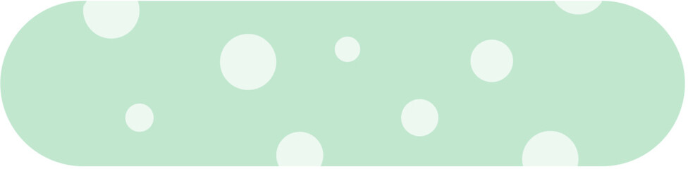 Adorable text box label with playful polka dots, ideal for headings, tags, or decorative design elements with a fun, cheerful vibe.