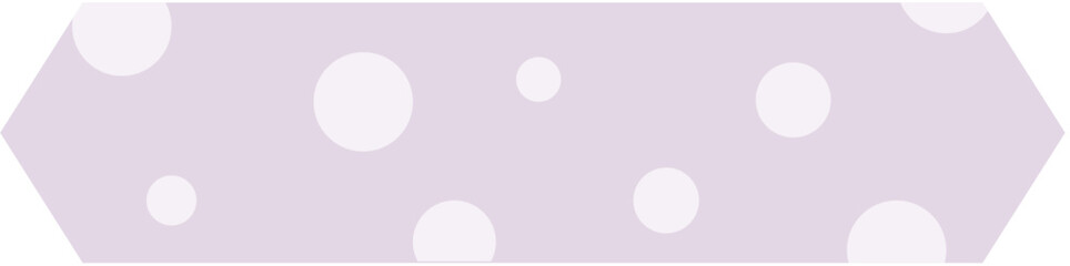 Adorable text box label with playful polka dots, ideal for headings, tags, or decorative design elements with a fun, cheerful vibe.