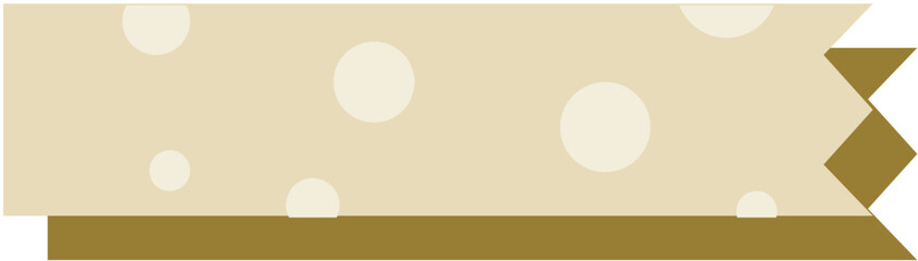 Adorable text box label with playful polka dots, ideal for headings, tags, or decorative design elements with a fun, cheerful vibe.