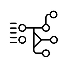 Dynamic Flow Iconography Data Visualization Digital Space Creative Environment Abstract Concept