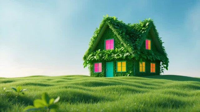 concept of an eco-friendly home