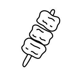 Japanese Summer Festival Icon vector Set 