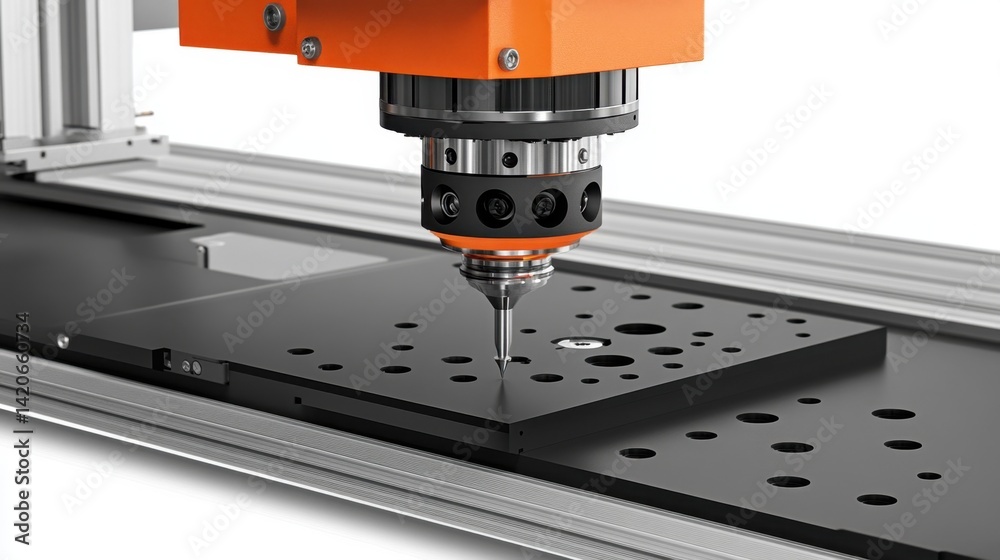 Poster precision drilling system operated by ai ensuring flawless and efficient performance