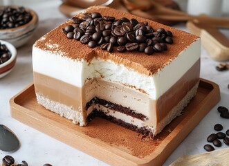  ice cream in the shape of square piece