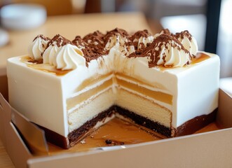  ice cream in the shape of square piece