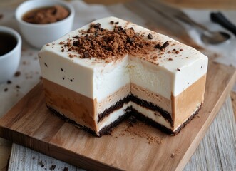  ice cream in the shape of square piece