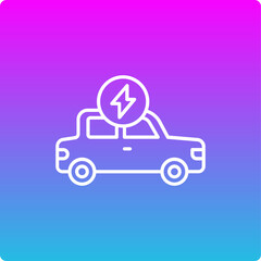 Electric Car Icon