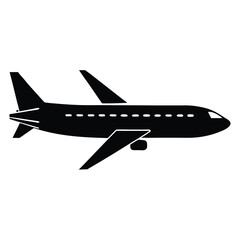 isolated airplane fuselage on white background