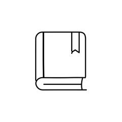 vector illustration of learing icon with outline style
