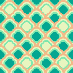 Fototapeta premium abstract seamless pattern with circles Japan style 