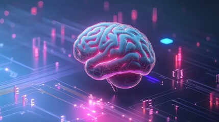 Neural network structure with a human brain superimposed.