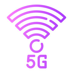 5g gradient icon