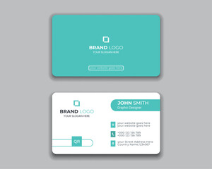 Creative modern name card and office card template, Modern and simple business card design.