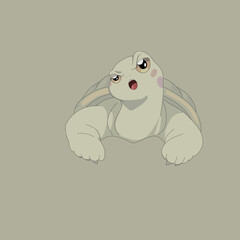 turtle vector with nice background 