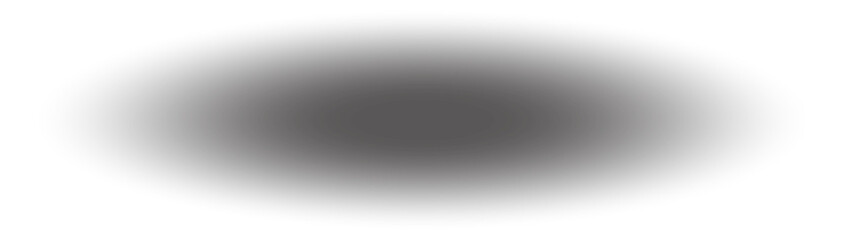 Realistic round and oval shadows