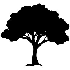 tree silhouette vector