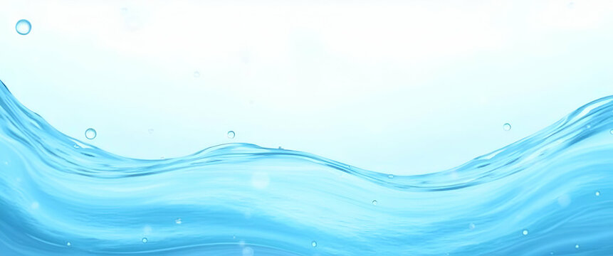 Blue water waves and recycle arrows border with copy space for World Water Day concept as Blue water waves recycle arrows border providing space for messages on water recycling and conservation in  Ph