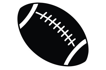 football silhouette vector illustration