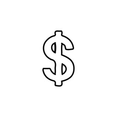 vector illustration of growth icon element with outline style	
