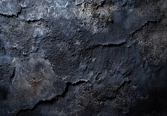 Dark and Textured Surface with Rough Edges and Imperfections Presenting a Unique Aesthetic Ideal for Backgrounds and Artistic Projects