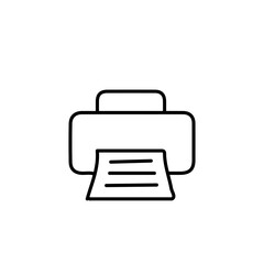 vector illustration of computing icon element with one line style	
