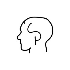 vector illustration of  medical icon element with outline style	
