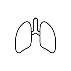 vector illustration of  medical icon element with outline style	
