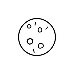 vector illustration of  medical icon element with outline style	
