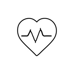 vector illustration of  medical icon element with outline style	
