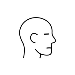 vector illustration of  medical icon element with outline style	
