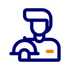 Obraz premium male waiter