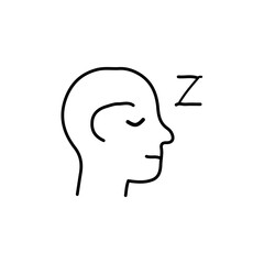 vector illustration of  medical icon element with outline style	
