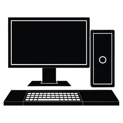 High End Desktop Computer with Dual Monitors