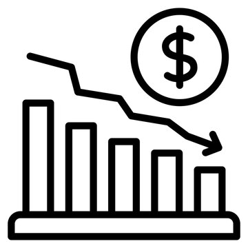 Asset Depreciation Icon