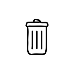 vector illustration of recycle theme element with one line style	
