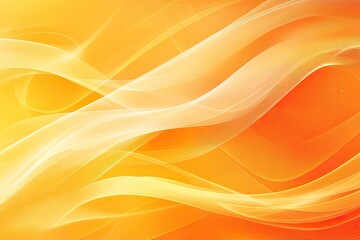 Obraz premium Abstract orange and white flowing lines (1)