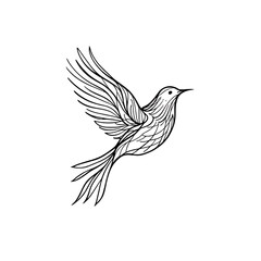 Monoline logo in minimalist line art style. Perfect for branding, identity, and design projects. Isolated on white background, transparent PNG