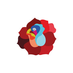 Fashionable weeding Floral ornament Design