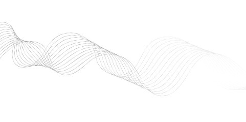 Abstract white background on gray wavy lines and geometric design and twisted curve lines background. wave with lines created using blend tool. digital frequency track equalizer.	
