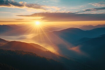 Majestic Mountain Sunrise (1)