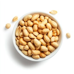 Roasted peanuts in a bowl (2)